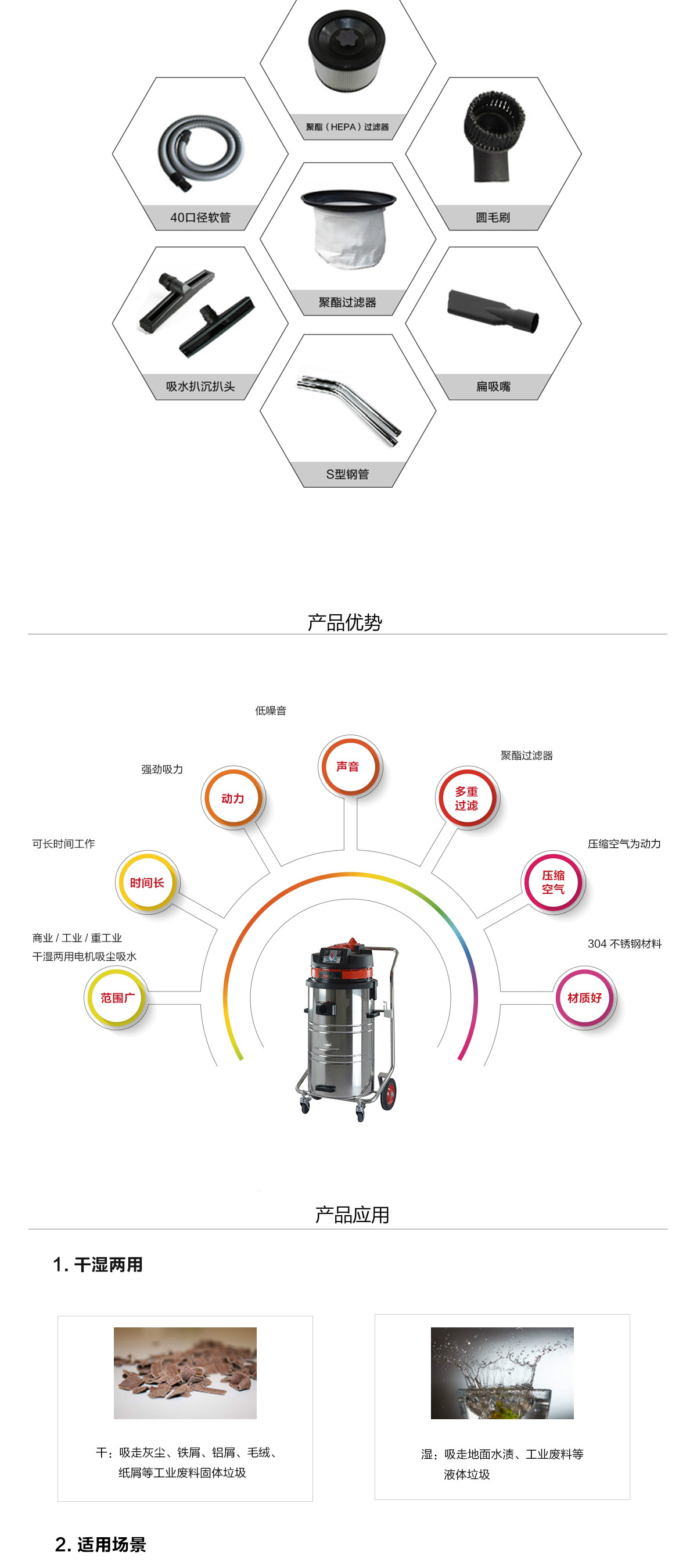 氣動(dòng)工業(yè)吸塵器廠家